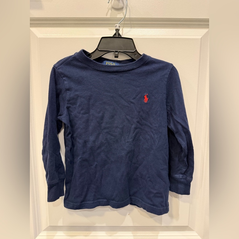 Polo by Ralph Lauren Kids' Blue Long Sleeve Tee
